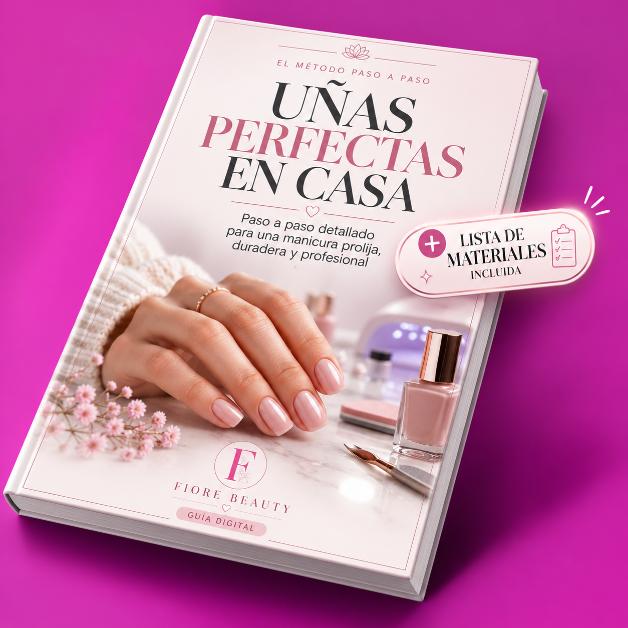 MÉTODO UÑAS PERFECTAS EN CASA | 🎁 LISTA DE MATERIALES + 5 BONOS EXCLUSIVOS